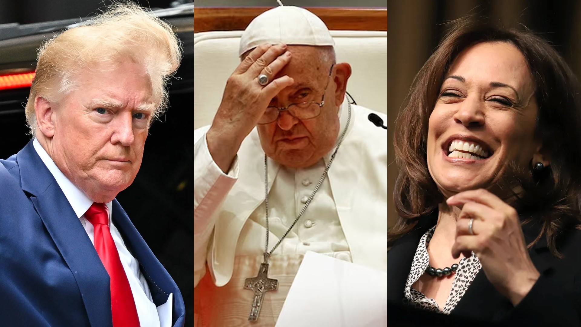 Pope Urges Catholics to Choose ‘Lesser Evil’ Between Trump and Kamala Harris