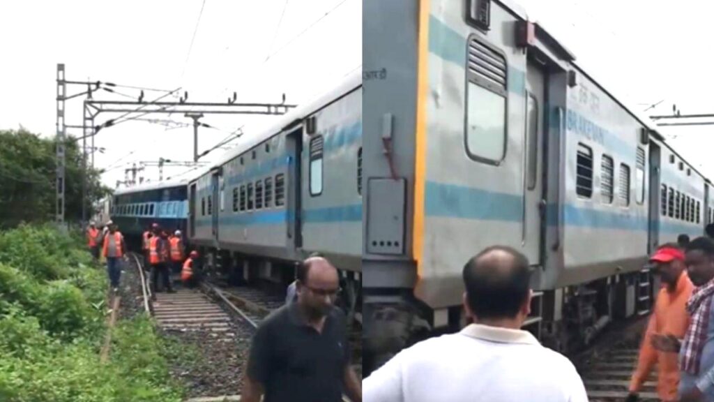 Two coaches of the Somnath Express derailed in Jabalpur, Madhya Pradesh.